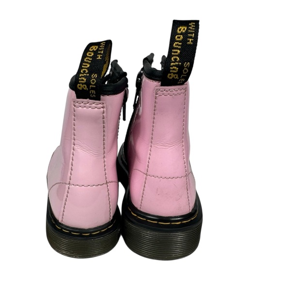 Dr. Martens Kids Pink Boots Size 11 - Picture 6 of 8
